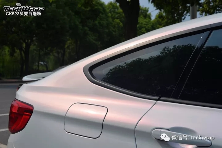 美國禿鷹汽車貼膜CK523貝殼白魅粉