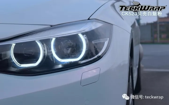 美國禿鷹汽車貼膜CK523貝殼白魅粉