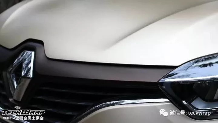 美國禿鷹汽車貼膜雷諾VCH314亞面金屬土豪金