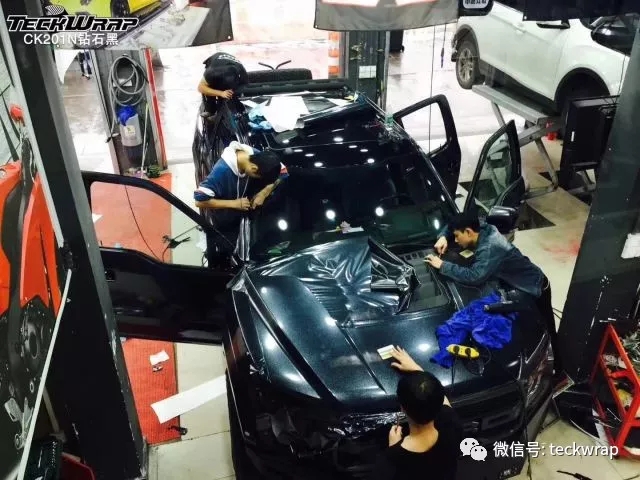美國禿鷹CK201N鉆石黑汽車膜施工