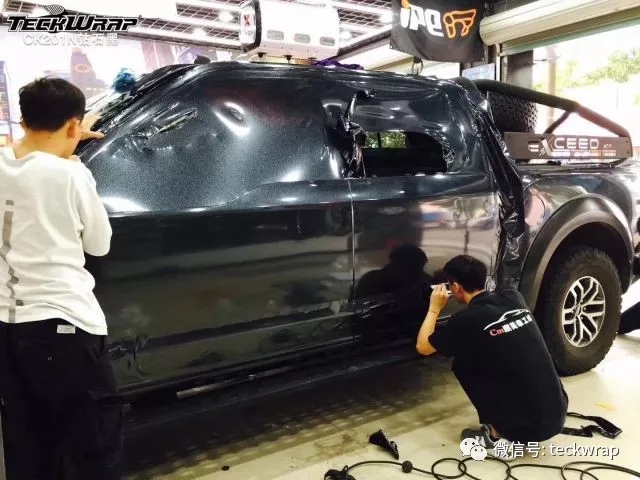 美國禿鷹CK201N鉆石黑汽車膜施工