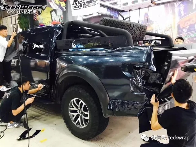 美國禿鷹CK201N鉆石黑汽車膜施工