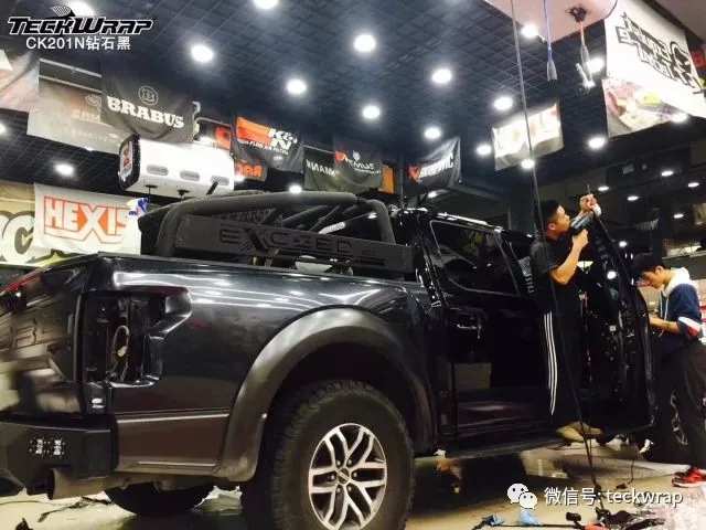 美國禿鷹CK201N鉆石黑汽車膜施工