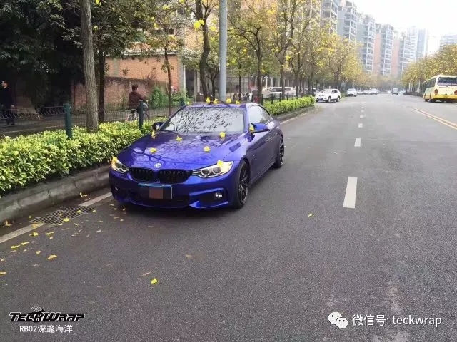 美國(guó)禿鷹汽車貼膜寶馬RB02深邃海洋