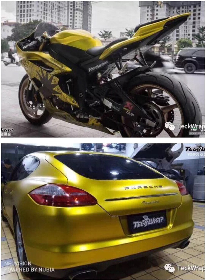 美國禿鷹TeckWrap亞面金屬金VCH308