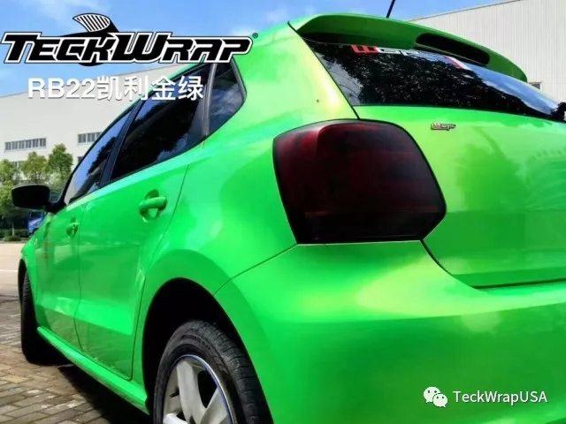 美國禿鷹汽車貼膜大眾RB22凱利金綠