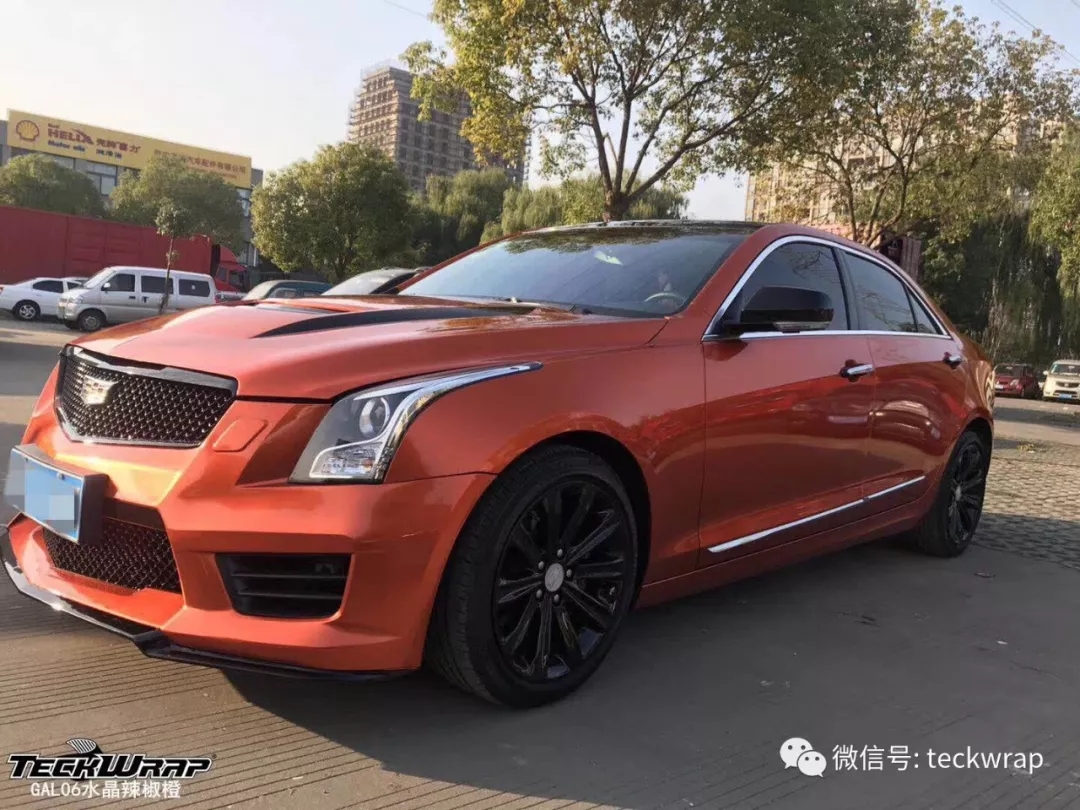 美國禿鷹汽車貼膜GAL06水晶辣椒橙、
