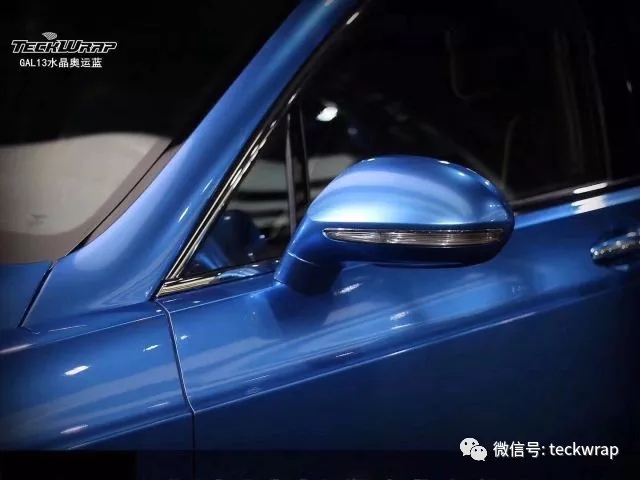美國(guó)汽車車身貼膜GAL13水晶奧運(yùn)藍(lán)