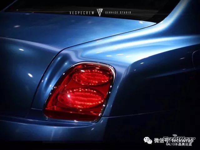 美國(guó)汽車車身貼膜GAL13水晶奧運(yùn)藍(lán)