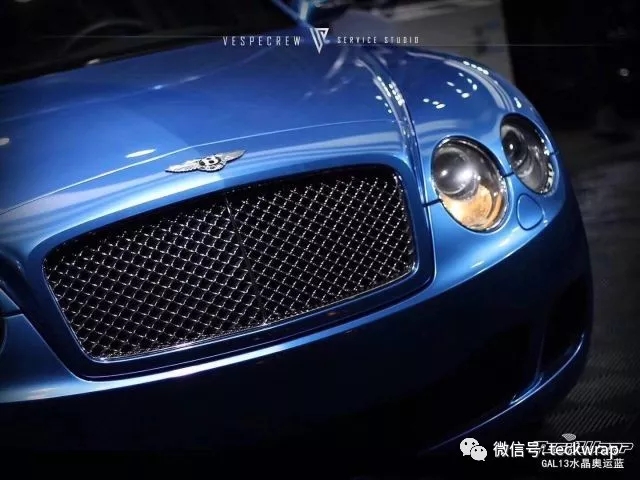 美國(guó)汽車車身貼膜GAL13水晶奧運(yùn)藍(lán)