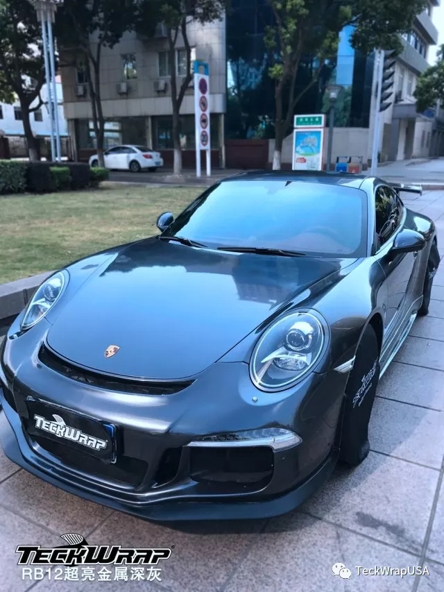 美國禿鷹車身貼膜保時捷RB12深灰