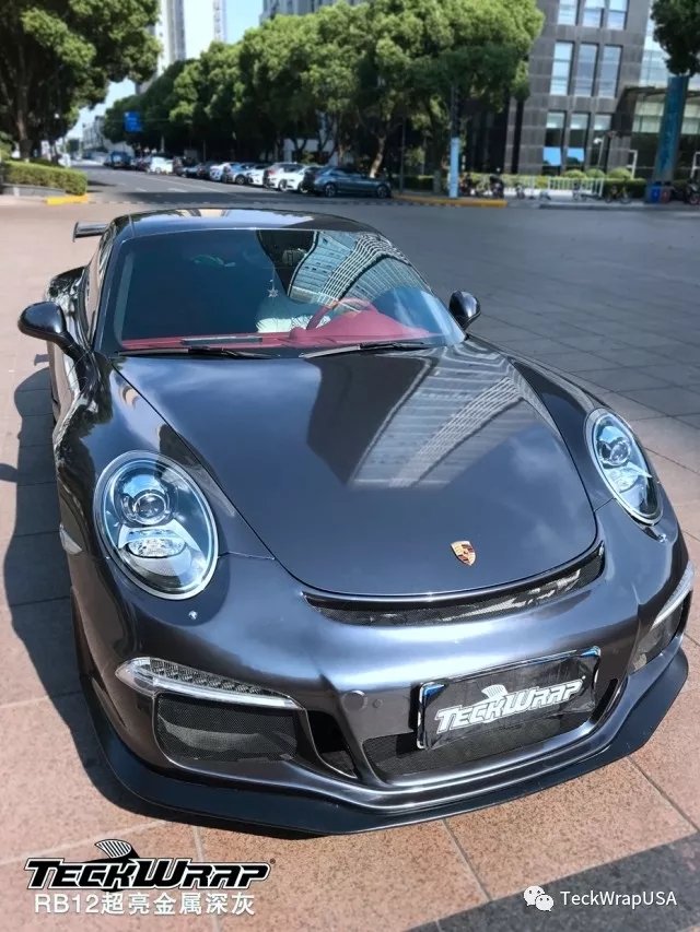 美國禿鷹車身貼膜保時捷RB12深灰