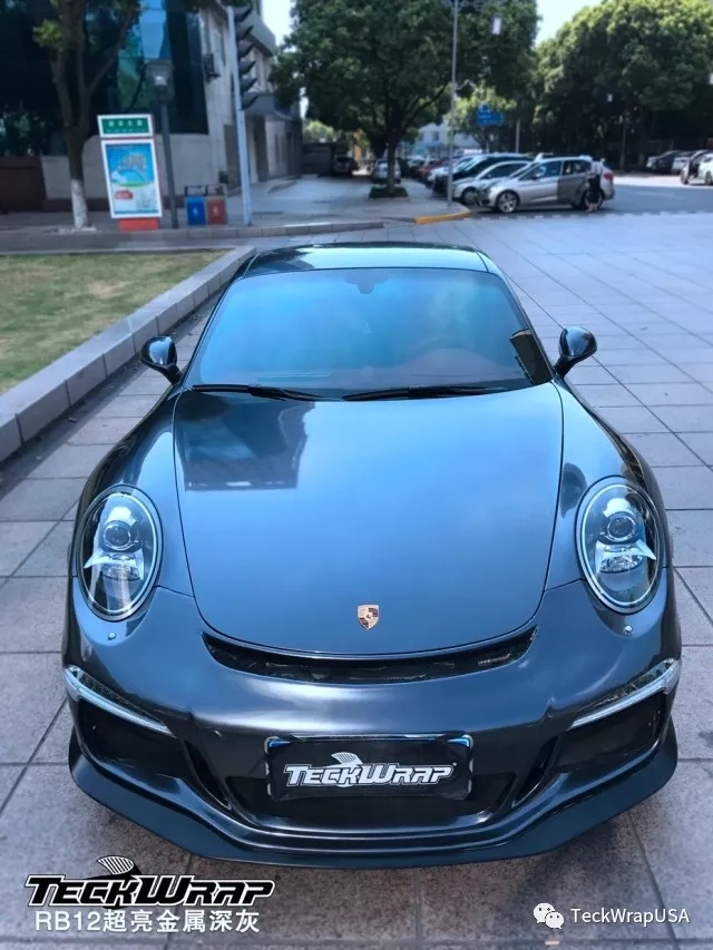 美國禿鷹車身貼膜保時捷RB12深灰